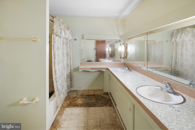 52 Golden Maple Ln, Maurertown, VA 22644 - full bathroom featuring double vanity and baseboards