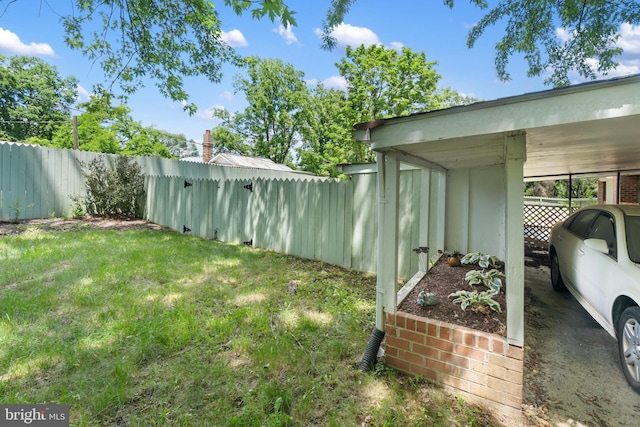 52 Golden Maple Ln, Maurertown, VA 22644 - view of yard featuring a carport