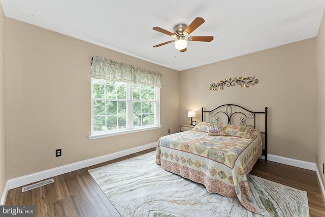 201 Forge Rd, Collegeville, PA 19426 - bedroom with wood finished floors and a ceiling fan