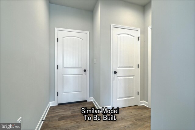 3227 Oxford Rd, New Oxford, PA 17350 - hall featuring wood finished floors and baseboards