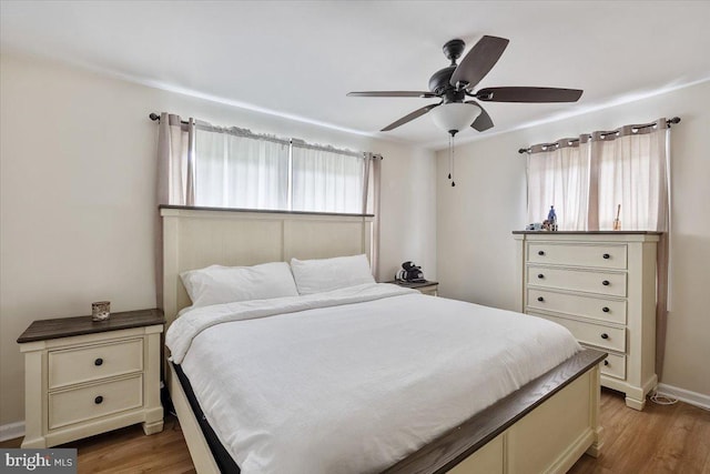 17 Bermuda Ave, Bridgeton, NJ 08302 - bedroom with wood finished floors, baseboards, and a ceiling fan