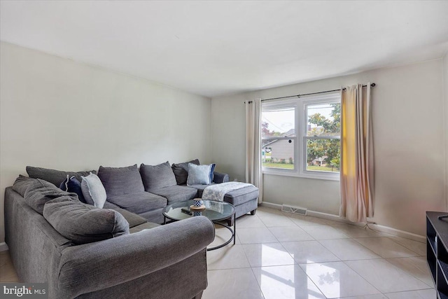 17 Bermuda Ave, Bridgeton, NJ 08302 - living area featuring baseboards and light tile patterned floors