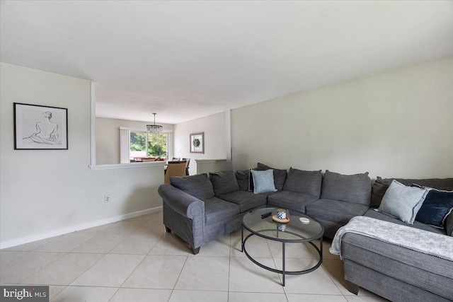 17 Bermuda Ave, Bridgeton, NJ 08302 - living area featuring baseboards and light tile patterned flooring