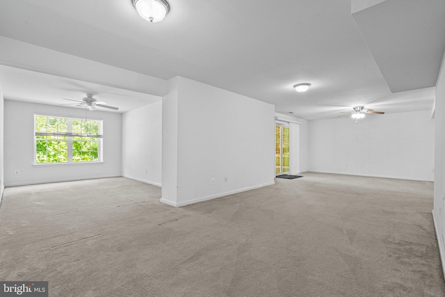 1903 Scottish Isle Ct, Abingdon, MD 21009 - spare room featuring a ceiling fan, carpet floors, and plenty of natural light