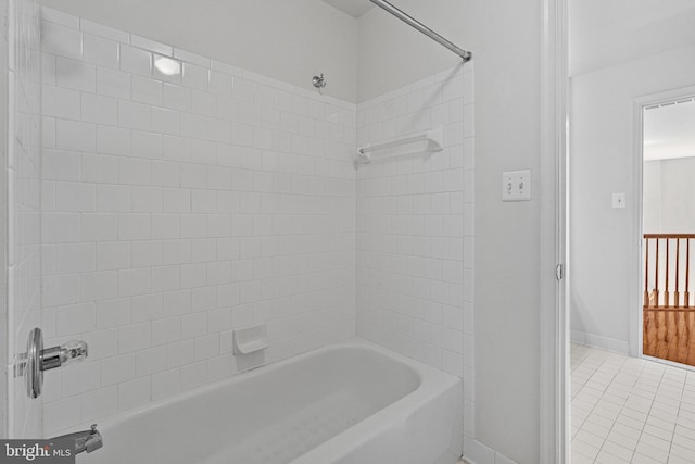 1903 Scottish Isle Ct, Abingdon, MD 21009 - bathroom featuring bathtub / shower combination, tile patterned flooring, and baseboards