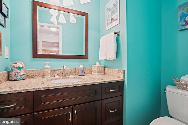 408 Maravista Ct, Silver Spring, MD 20905 - bathroom featuring vanity and toilet