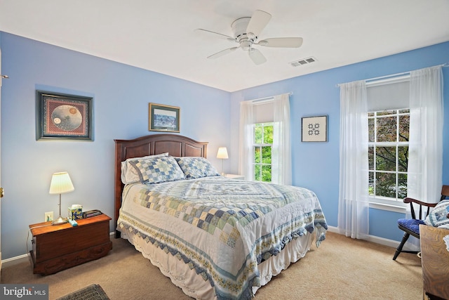 408 Maravista Ct, Silver Spring, MD 20905 - bedroom featuring carpet, baseboards, and ceiling fan