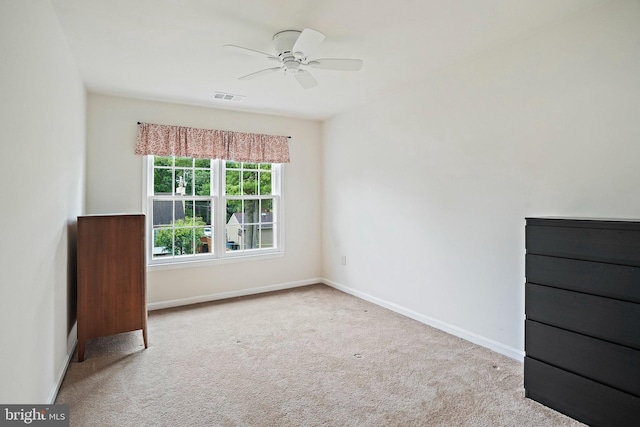 408 Maravista Ct, Silver Spring, MD 20905 - carpeted spare room with baseboards and ceiling fan