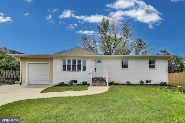 2500 Gehb Ave, Baltimore, MD 21227 - single story home with concrete driveway, an attached garage, and brick siding