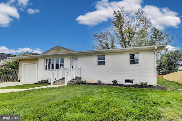 2500 Gehb Ave, Baltimore, MD 21227 - single story home with an attached garage, brick siding, and concrete driveway