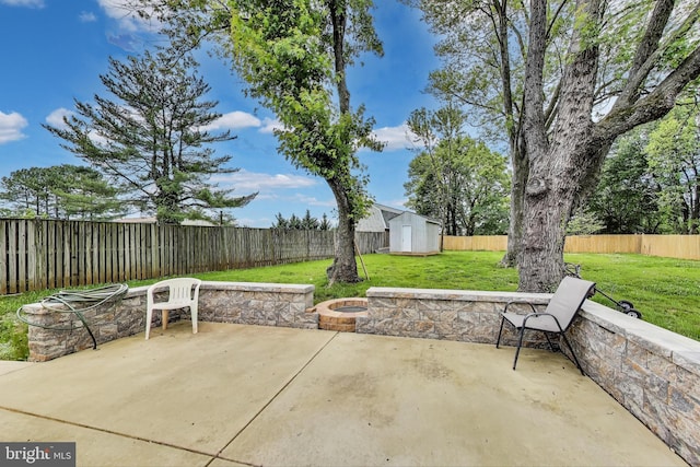 2500 Gehb Ave, Baltimore, MD 21227 - view of patio / terrace featuring a fire pit