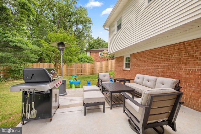 4301 Ivanhoe Pl, Alexandria, VA 22304 - view of patio with outdoor lounge area