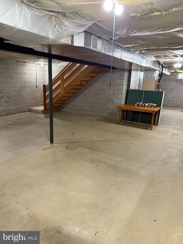 3948 Laurel Run, Columbia, PA 17512 - unfinished basement with stairway