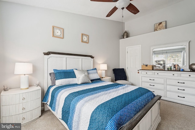 11193 Rienzi Pl Unit 203, Manassas, VA 20109 - bedroom featuring light colored carpet and a ceiling fan