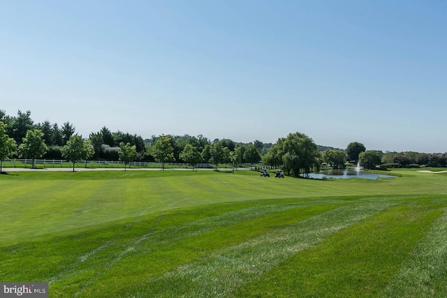 19885 Naples Lakes Ter, Ashburn, VA 20147 - view of community featuring golf course view, a water view, and view of scattered trees