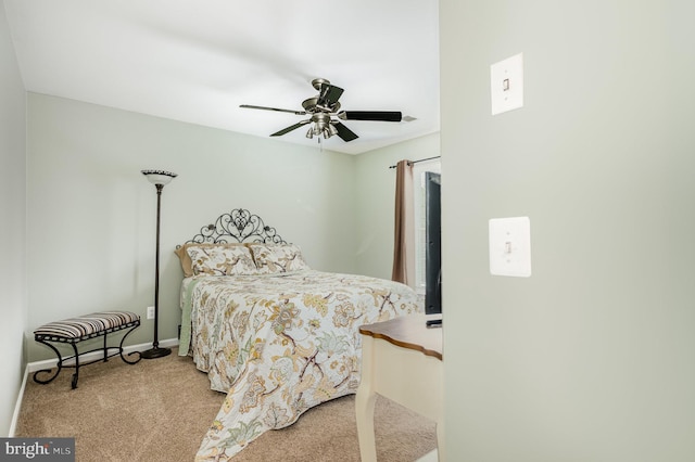 4784 Wermuth Way, Woodbridge, VA 22192 - bedroom featuring carpet, baseboards, and a ceiling fan