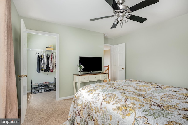 4784 Wermuth Way, Woodbridge, VA 22192 - carpeted bedroom featuring ceiling fan and baseboards