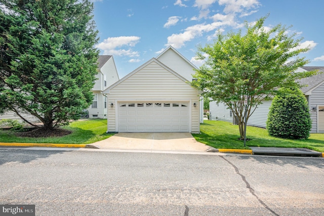 4784 Wermuth Way, Woodbridge, VA 22192 - view of front of house featuring a front yard and concrete driveway