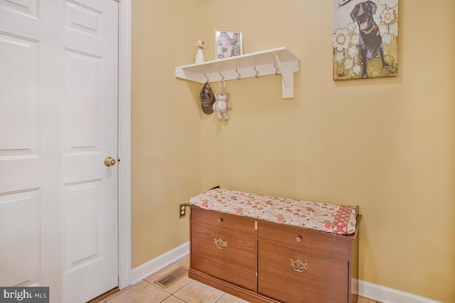 927 Brick Manor Cir, Silver Spring, MD 20905 - mudroom featuring baseboards and light tile patterned floors