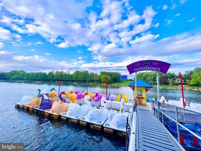 567 Pelican Ave, Gaithersburg, MD 20877 - dock area featuring a water view