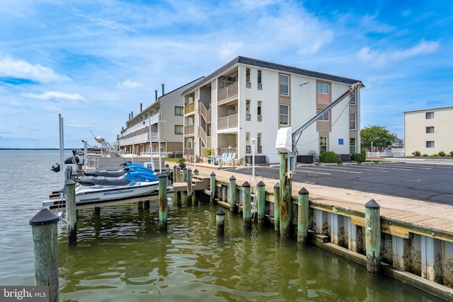 183 Jamestown Rd Unit 10, Ocean City, MD 21842 - dock featuring a water view