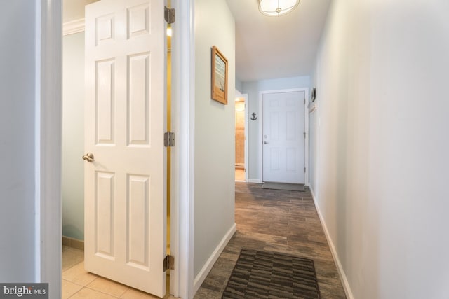 183 Jamestown Rd Unit 10, Ocean City, MD 21842 - corridor featuring baseboards and wood finished floors