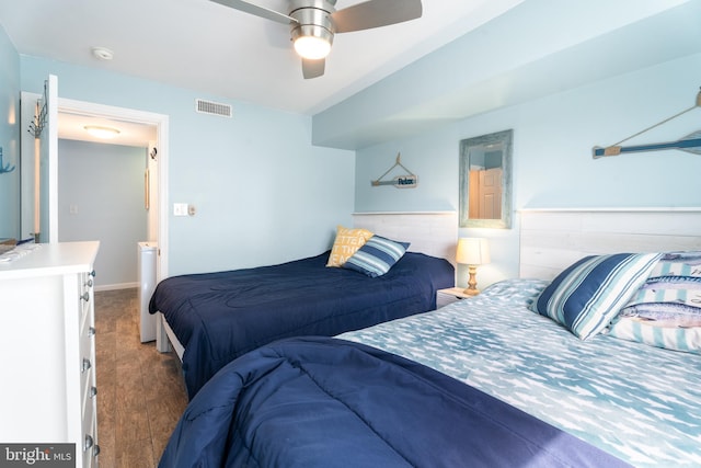 183 Jamestown Rd Unit 10, Ocean City, MD 21842 - bedroom with wood finished floors and ceiling fan