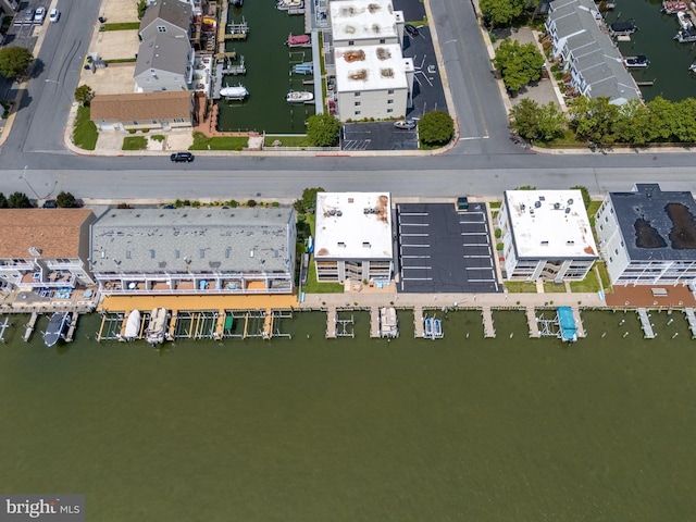 183 Jamestown Rd Unit 10, Ocean City, MD 21842 - drone / aerial view of a large body of water and numerous boat docks