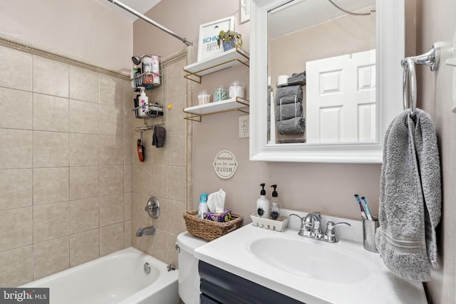 2326 E Boston St, Philadelphia, PA 19125 - full bath featuring shower / washtub combination, vanity, and toilet