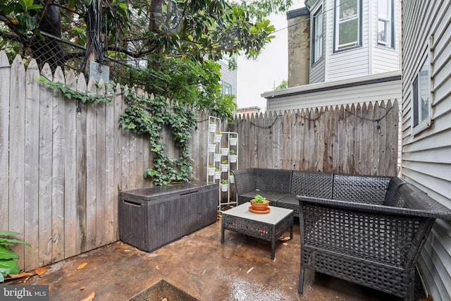 2326 E Boston St, Philadelphia, PA 19125 - view of patio featuring an outdoor hangout area