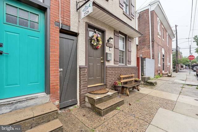 2326 E Boston St, Philadelphia, PA 19125 - entrance to property with brick siding