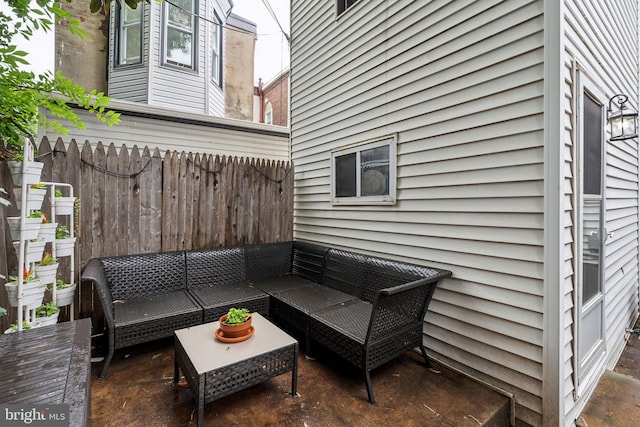 2326 E Boston St, Philadelphia, PA 19125 - deck featuring an outdoor living space and a patio area