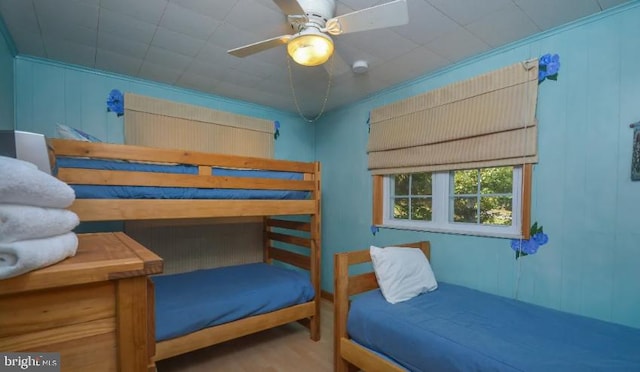 1417 Marsh Hill Rd, Mc Henry, MD 21541 - bedroom with wood finished floors and ceiling fan