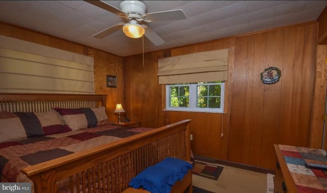 1417 Marsh Hill Rd, Mc Henry, MD 21541 - bedroom featuring wooden walls
