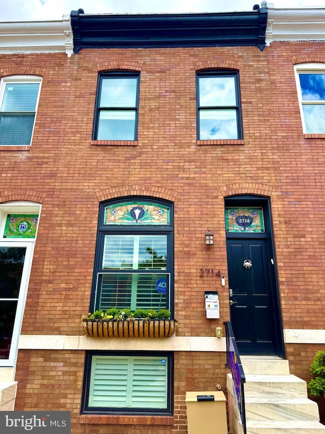 2714 Fait Ave, Baltimore, MD 21224 - view of exterior entry with brick siding