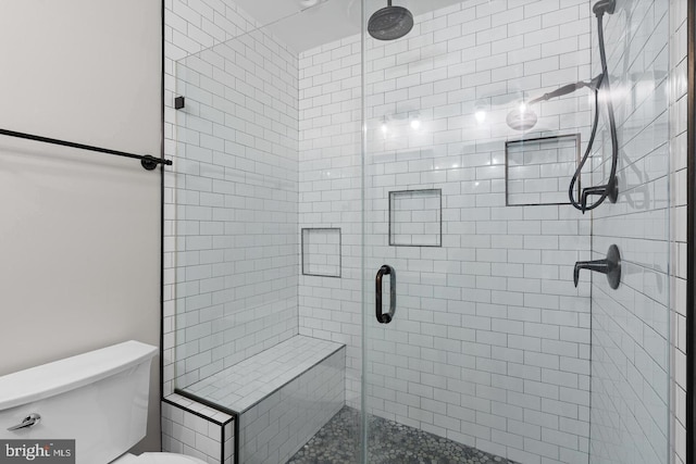 2714 Fait Ave, Baltimore, MD 21224 - bathroom featuring toilet and a shower stall