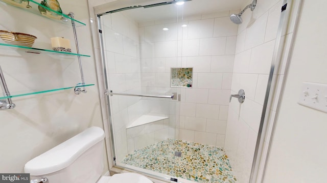 2714 Fait Ave, Baltimore, MD 21224 - bathroom with toilet and a stall shower