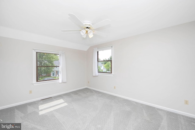 13 Briarcliff Rd, Marlton, NJ 08053 - spare room featuring plenty of natural light, carpet floors, ceiling fan, and baseboards