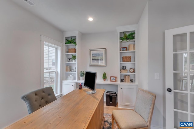 6119-2 Jarmans Gap Rd Lot 2Jarmans, Gap, Crozet, VA 22932 - home office featuring built in features and wood finished floors
