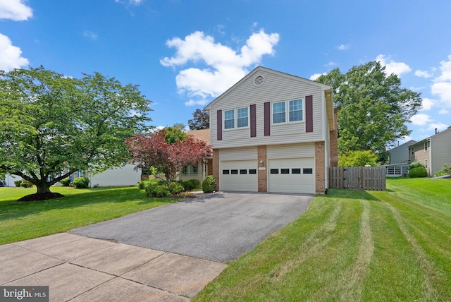 17220 Larosa Dr, Rockville, MD 20855 - view of front facade with brick siding, driveway, and a garage