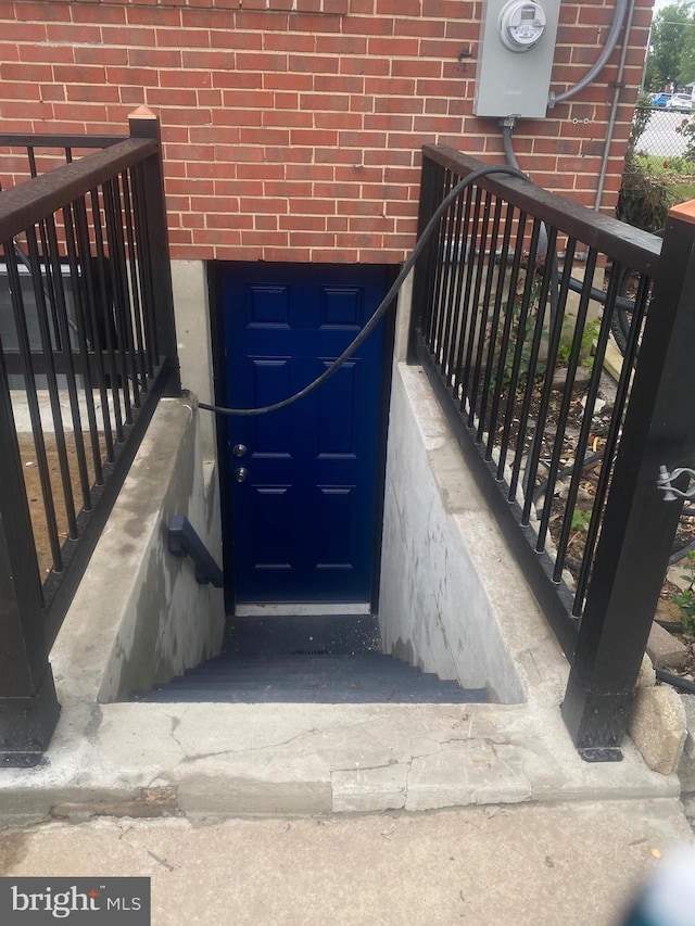 7907 Wallace Rd, Dundalk, MD 21222 - property entrance with brick siding
