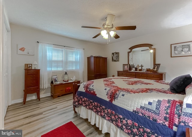 6165 Hawthorne Rd, La Plata, MD 20646 - bedroom featuring light wood finished floors and ceiling fan