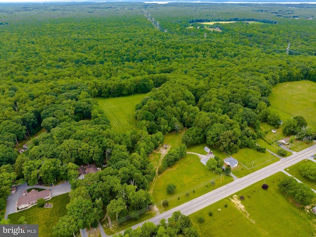 6165 Hawthorne Rd, La Plata, MD 20646 - drone / aerial view of a heavily wooded area
