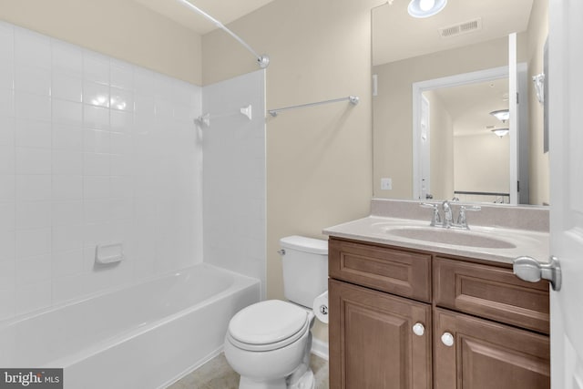 538 Copley Pl Unit 1-A, Gaithersburg, MD 20878 - bathroom featuring vanity and  shower combination