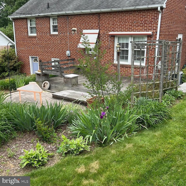 603 Jefferson Blvd, Reading, PA 19609 - view of property exterior featuring brick siding and roof with shingles