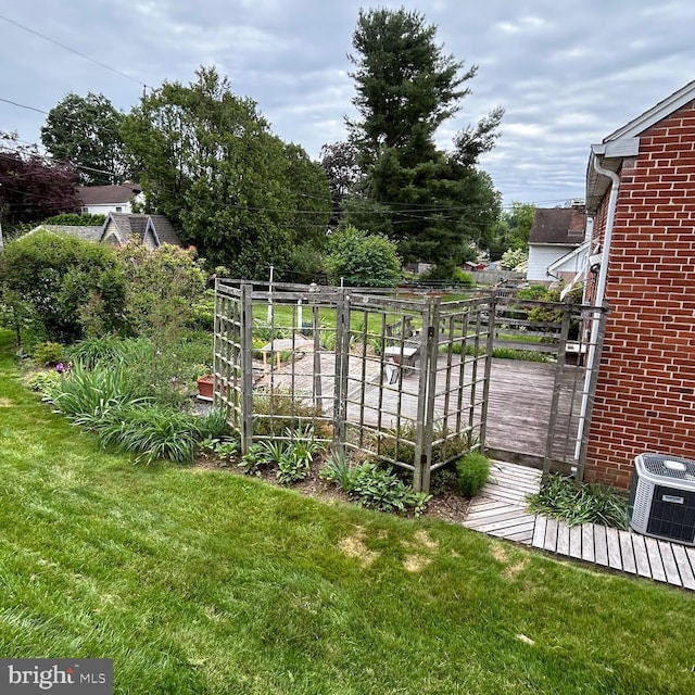 603 Jefferson Blvd, Reading, PA 19609 - view of green lawn with central AC