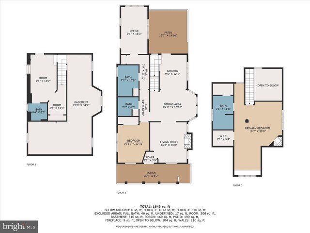 5804 Woodcrest Ave, Baltimore, MD 21215 - property floor plan