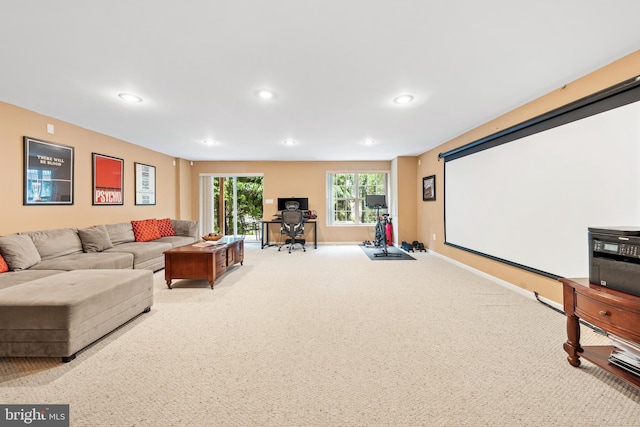 25 Kennedy Ct, Princeton, NJ 08540 - carpeted cinema with recessed lighting and baseboards