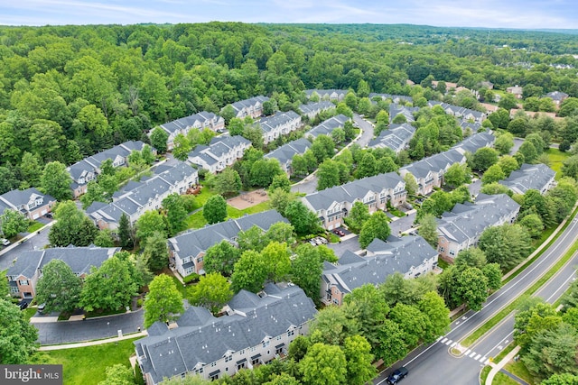 25 Kennedy Ct, Princeton, NJ 08540 - aerial perspective of suburban area with a heavily wooded area
