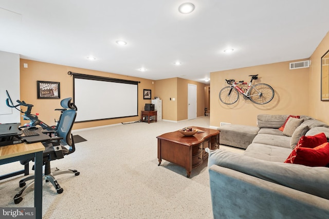 25 Kennedy Ct, Princeton, NJ 08540 - cinema room with recessed lighting, carpet, and baseboards